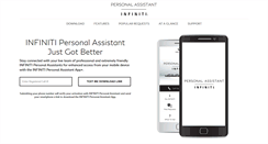 Desktop Screenshot of infinitipersonalassistantapp.com