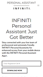 Mobile Screenshot of infinitipersonalassistantapp.com